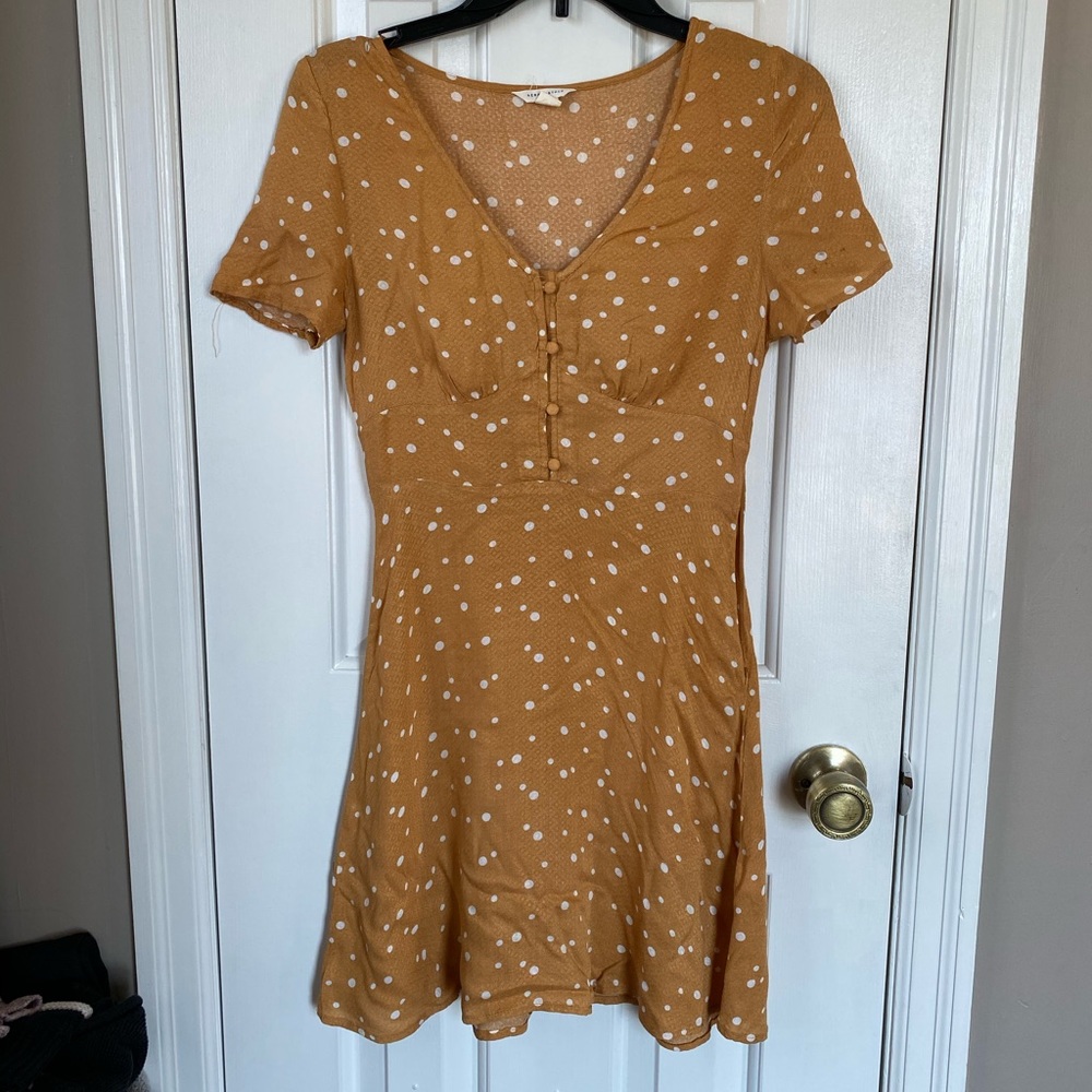 Yellow Polka Dot Dress